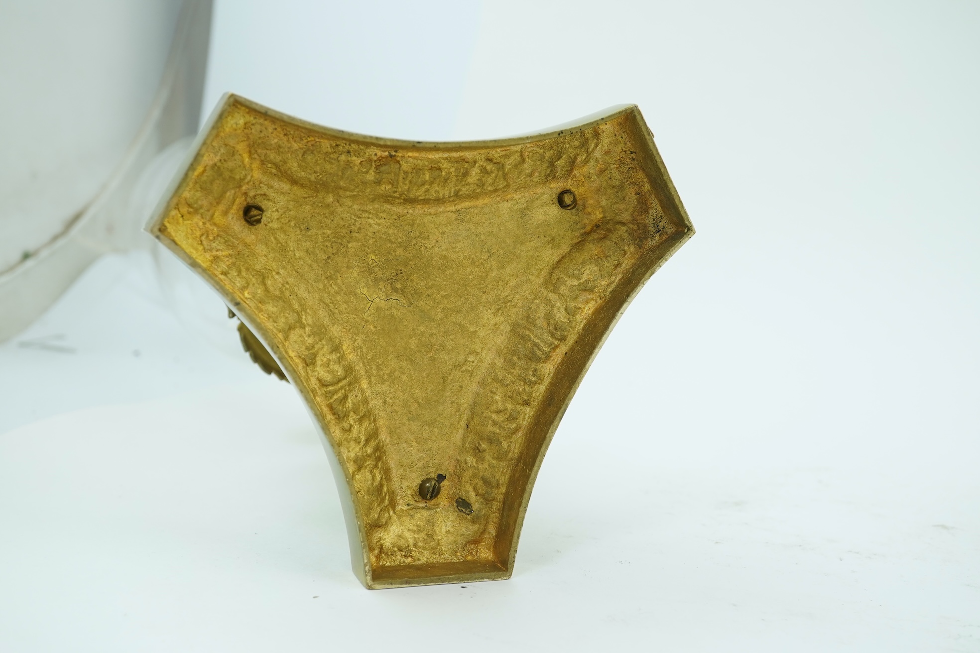 A pair of Empire style ormolu storm lanterns, 19th century